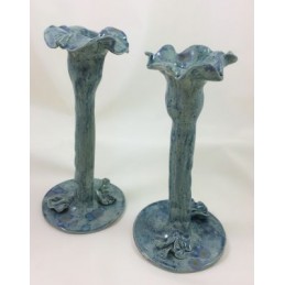 Dekorativer Kerzenständer aus Keramik. 20 cm Höhe - Raritäten