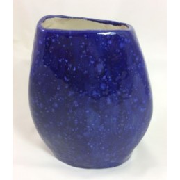 Dekorative Vase aus Keramik in blau. - Regionen Italiens