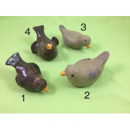 Vögel aus Keramik, handgefertigt zur Dekoration. - Regionen Italiens